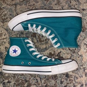 teal converse high top